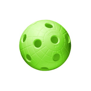 (Grøn) Floorball bold - Unihoc CRATER ball - IFF godkendt (1 stk.)